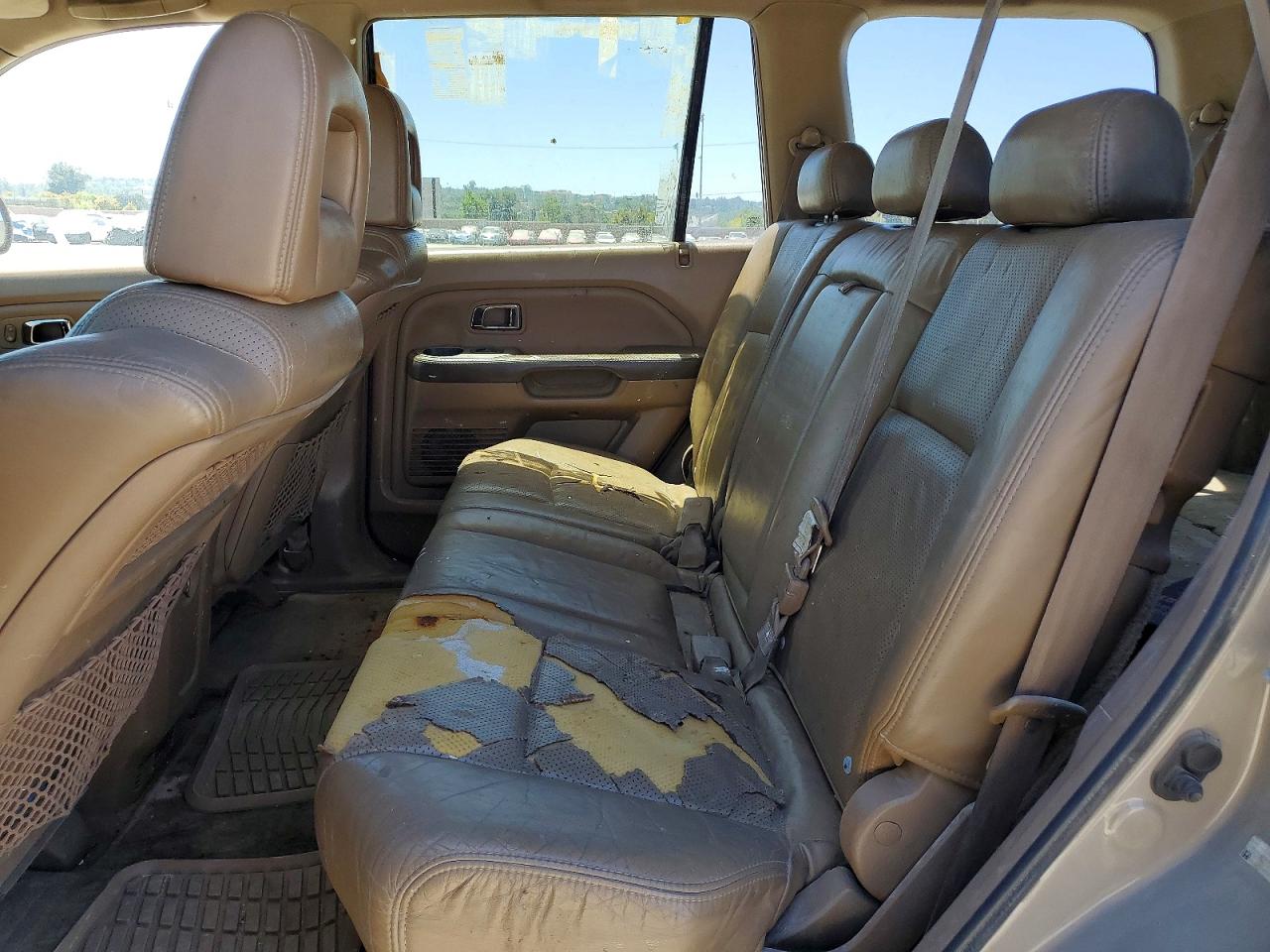 2003 Honda Pilot Exl Tan vin: 2HKYF18513H569454