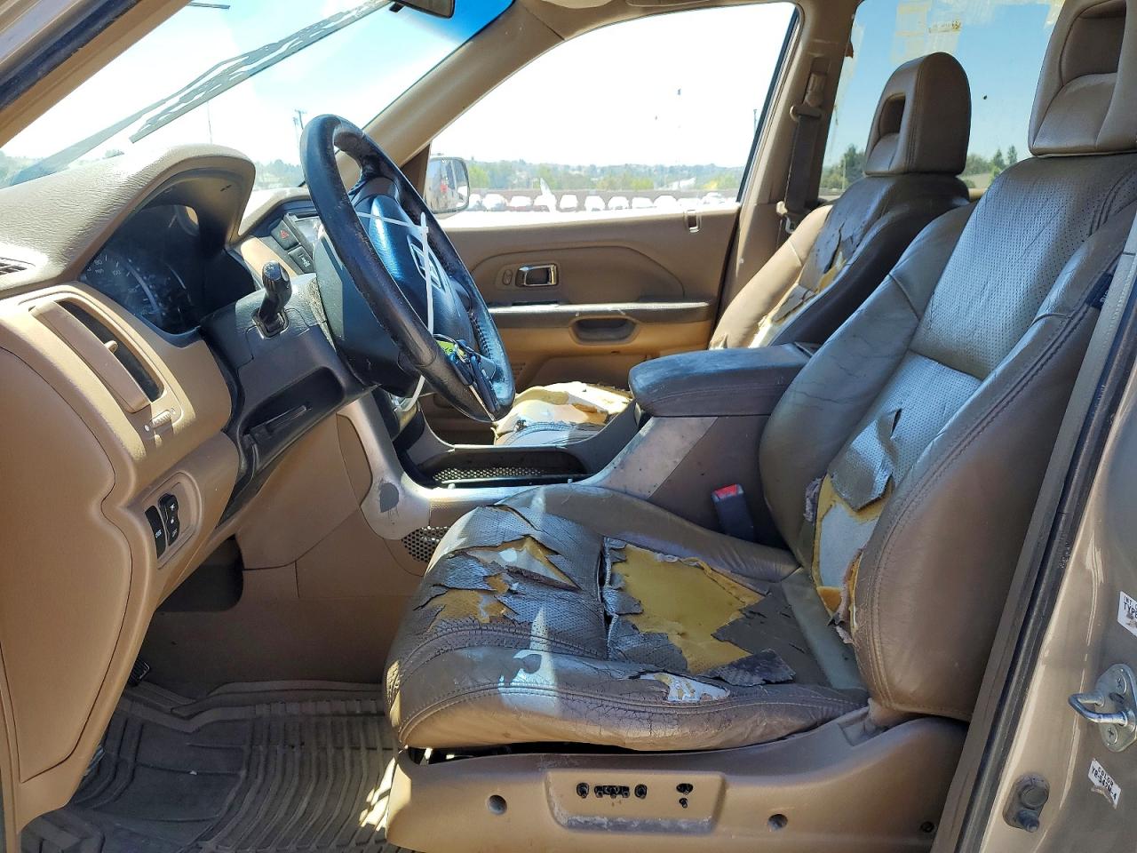 2003 Honda Pilot Exl Tan vin: 2HKYF18513H569454