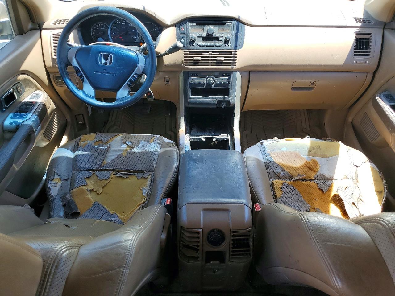 2003 Honda Pilot Exl Tan vin: 2HKYF18513H569454