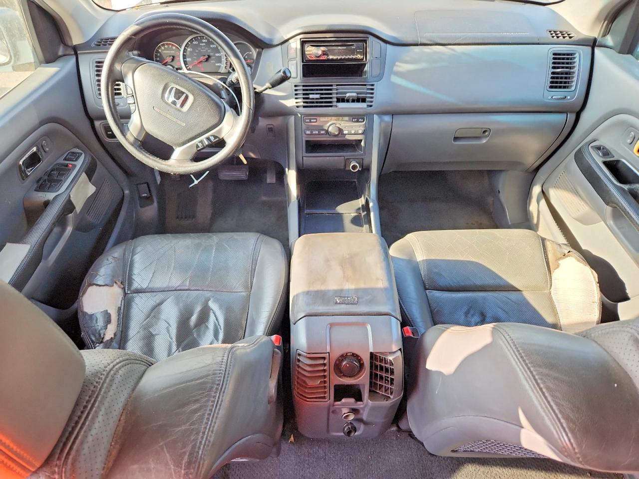 2003 Honda Pilot Exl Blue vin: 2HKYF18513H596962