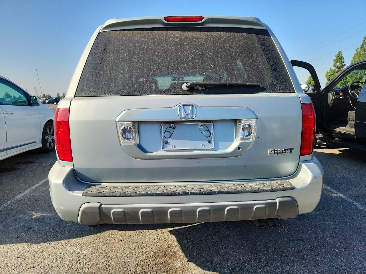 2003 Honda Pilot Exl Blue vin: 2HKYF18513H596962