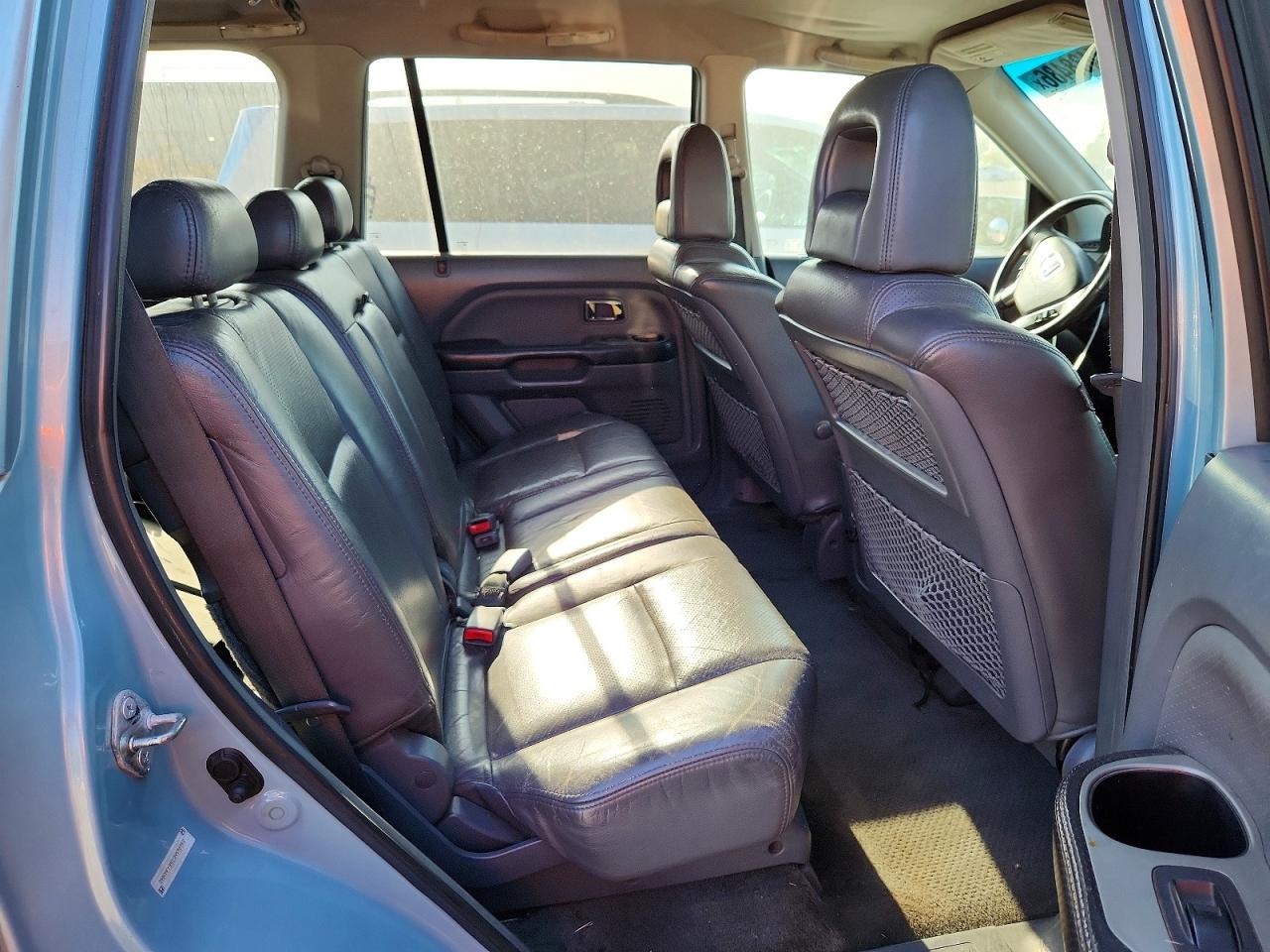 2003 Honda Pilot Exl Blue vin: 2HKYF18513H596962