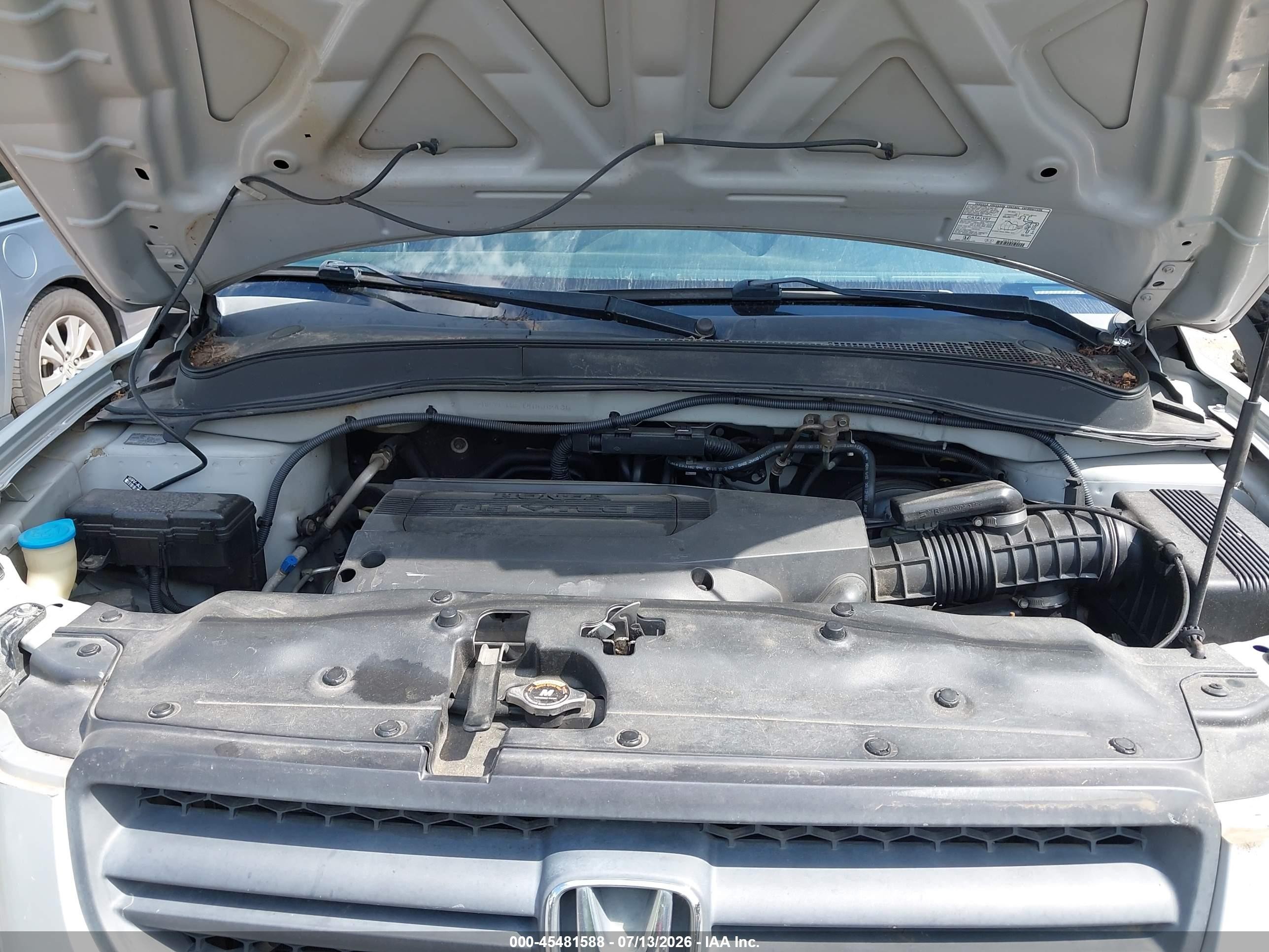 2004 Honda Pilot Ex-l Silver vin: 2HKYF18514H502435