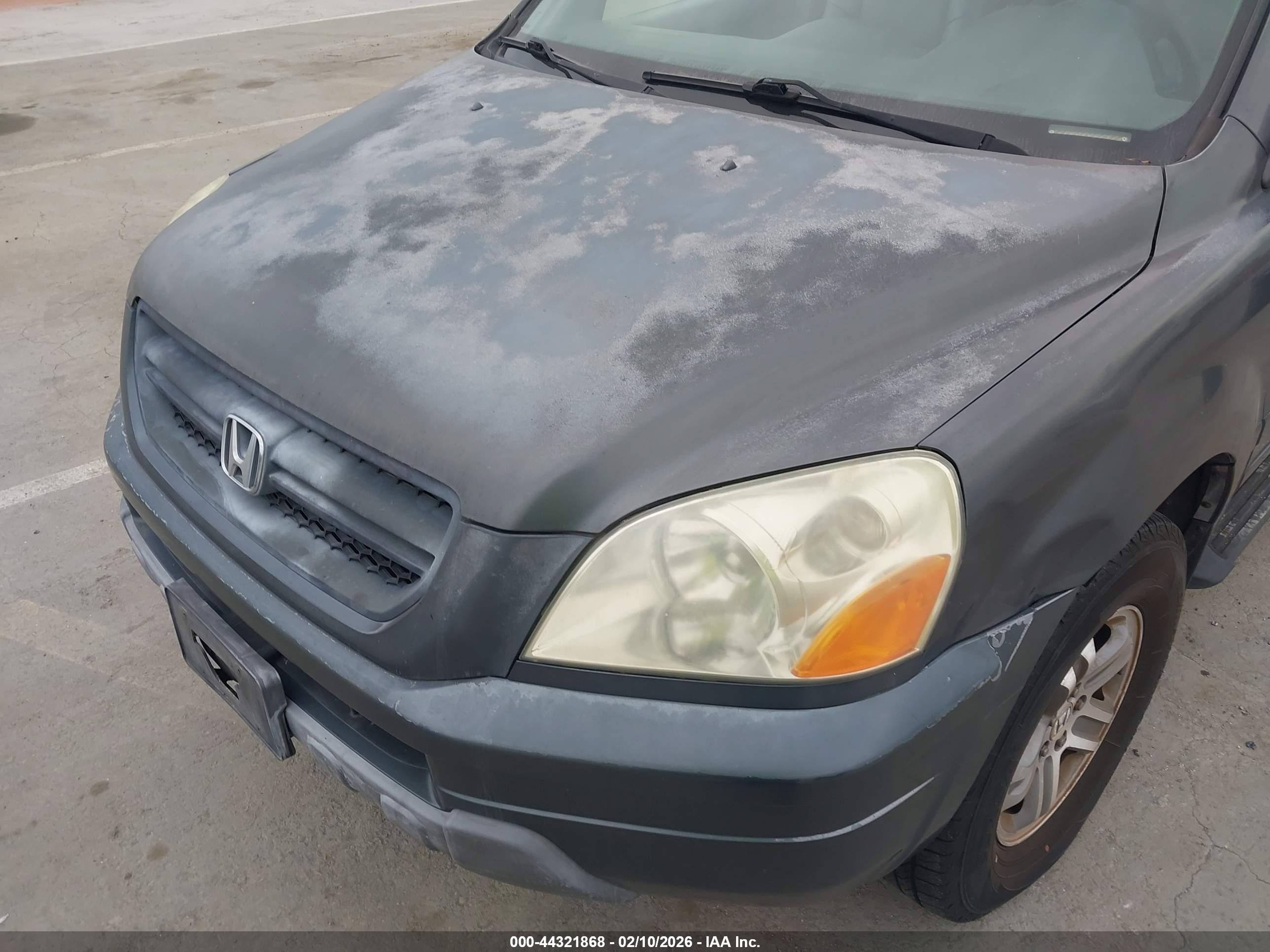 2004 Honda Pilot Ex-l Gray vin: 2HKYF18514H545575