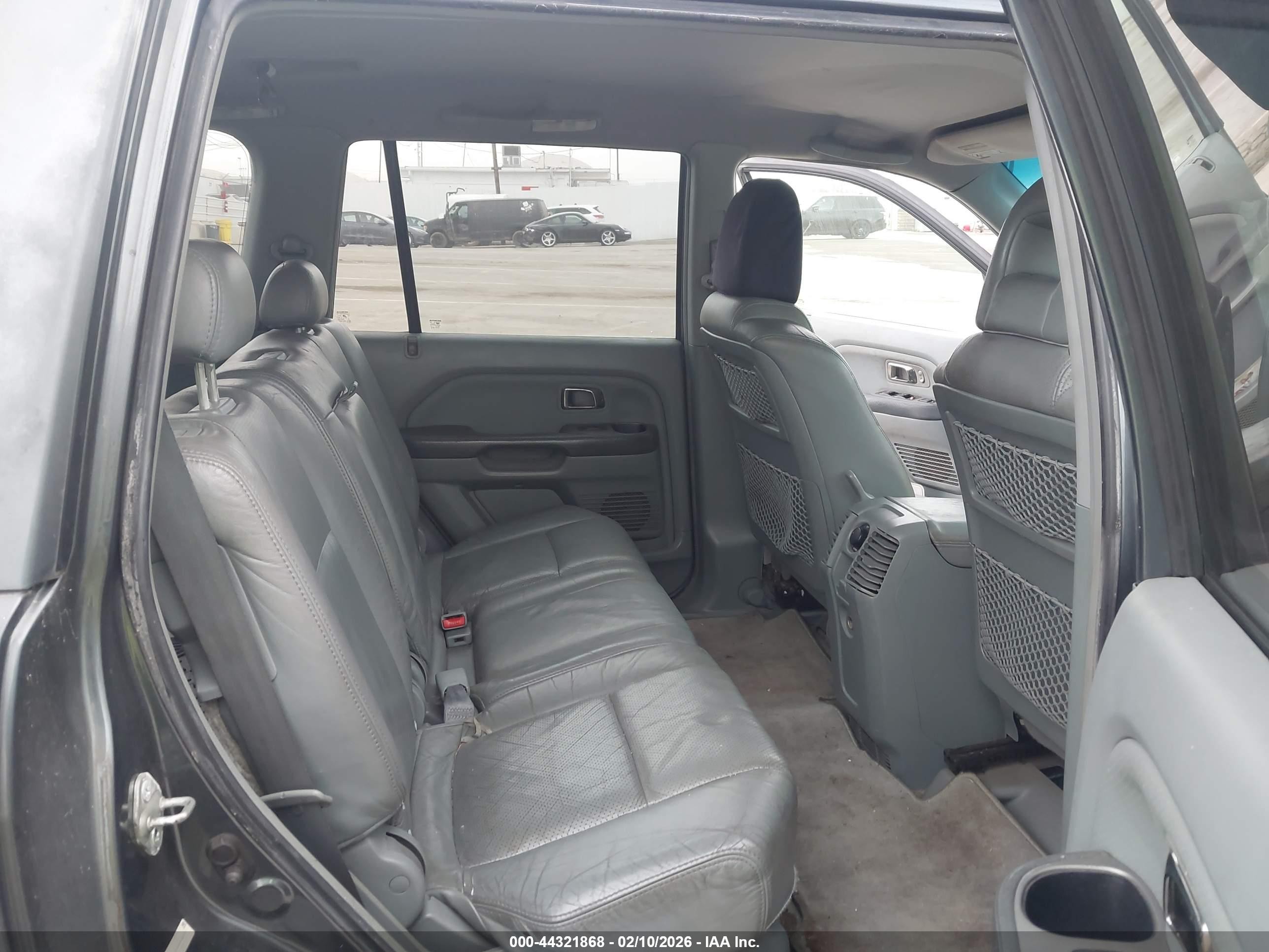 2004 Honda Pilot Ex-l Gray vin: 2HKYF18514H545575