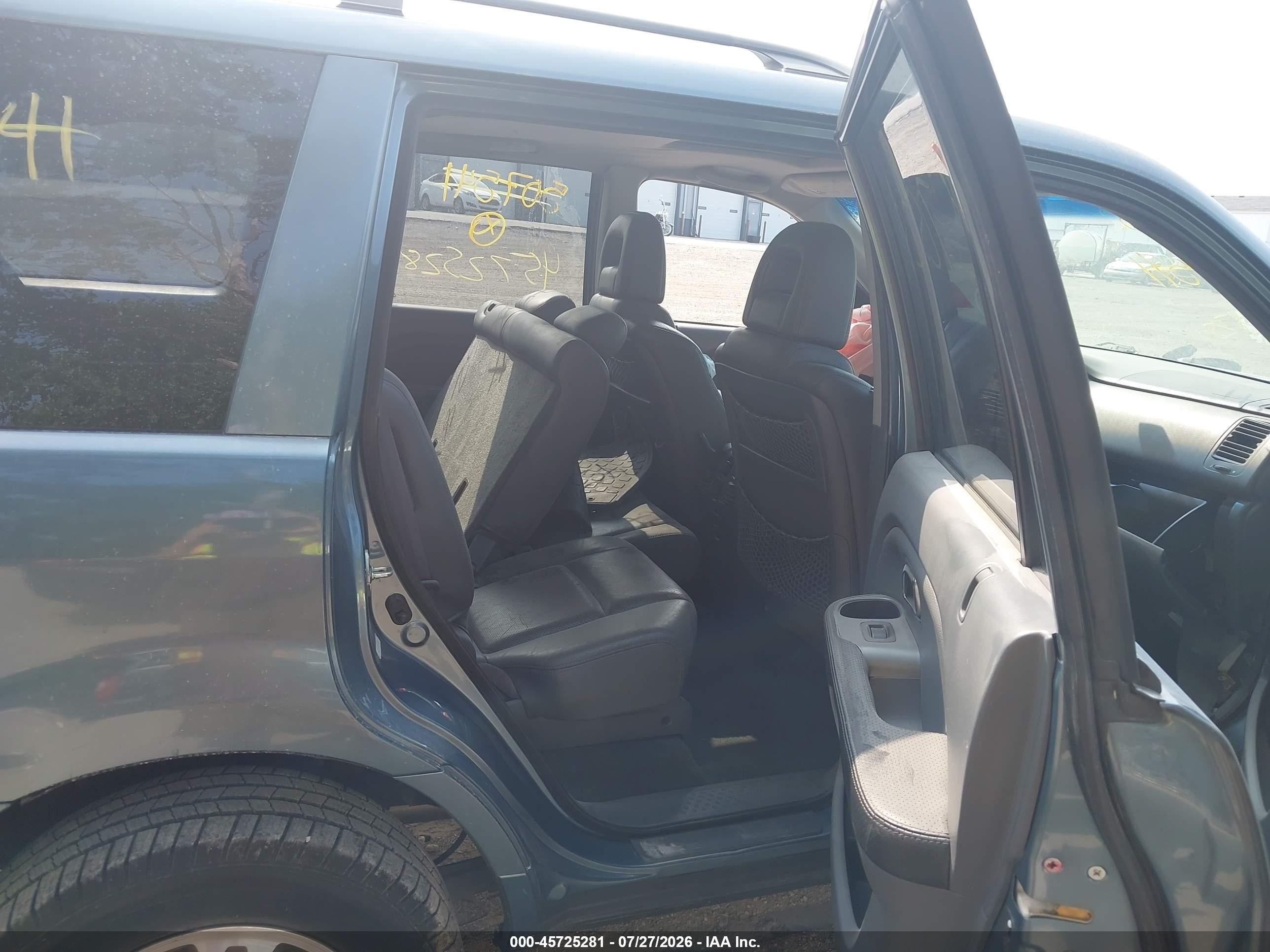 2005 Honda Pilot Ex-l Blue vin: 2HKYF18515H507541