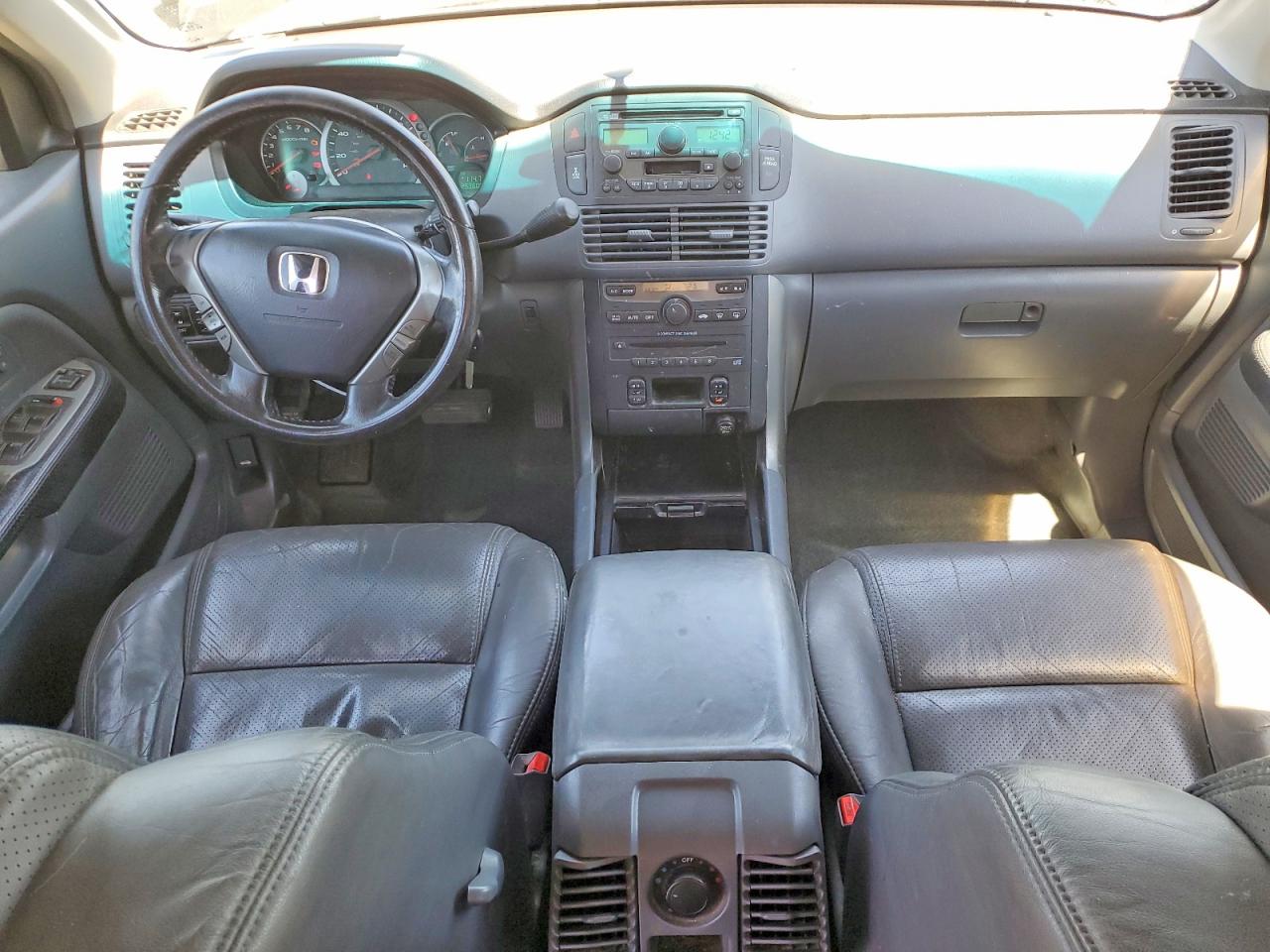 2005 Honda Pilot Exl Black vin: 2HKYF18515H555850