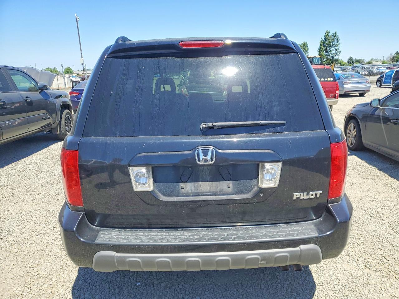 2005 Honda Pilot Exl Black vin: 2HKYF18515H555850