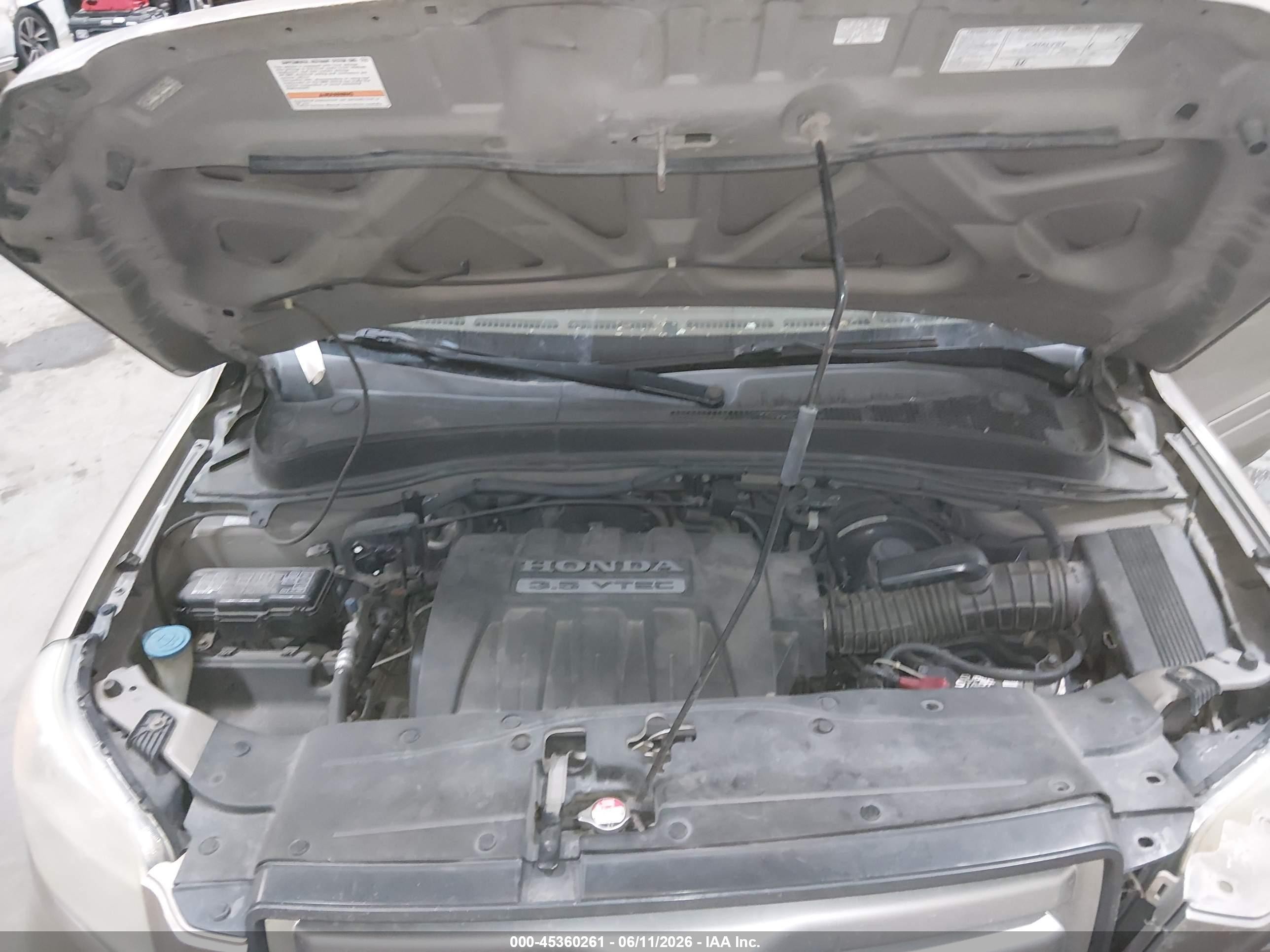 2006 Honda Pilot Ex-l Золотой vin: 2HKYF18516H523806