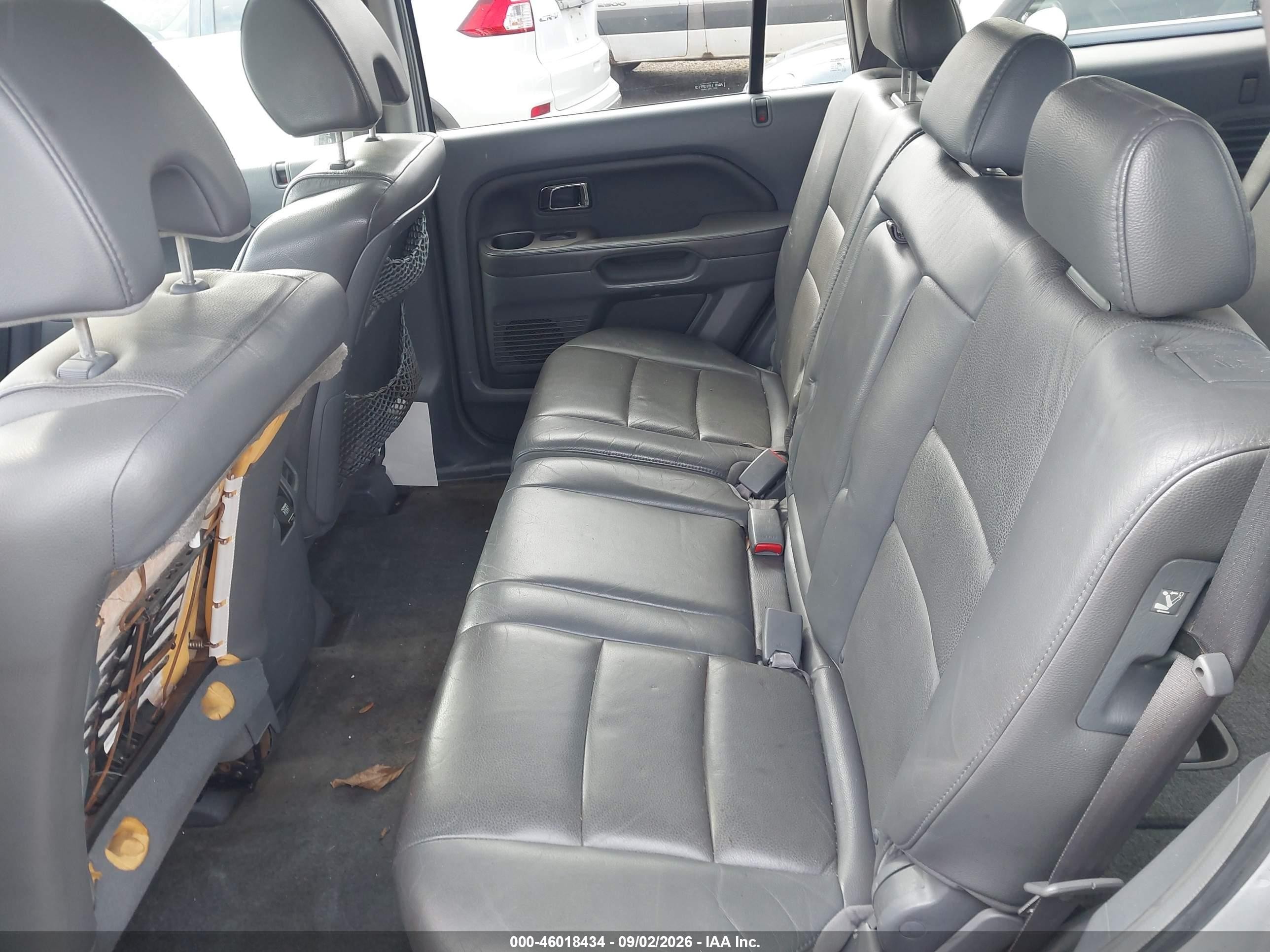 2006 Honda Pilot Ex-l Silver vin: 2HKYF18516H534126