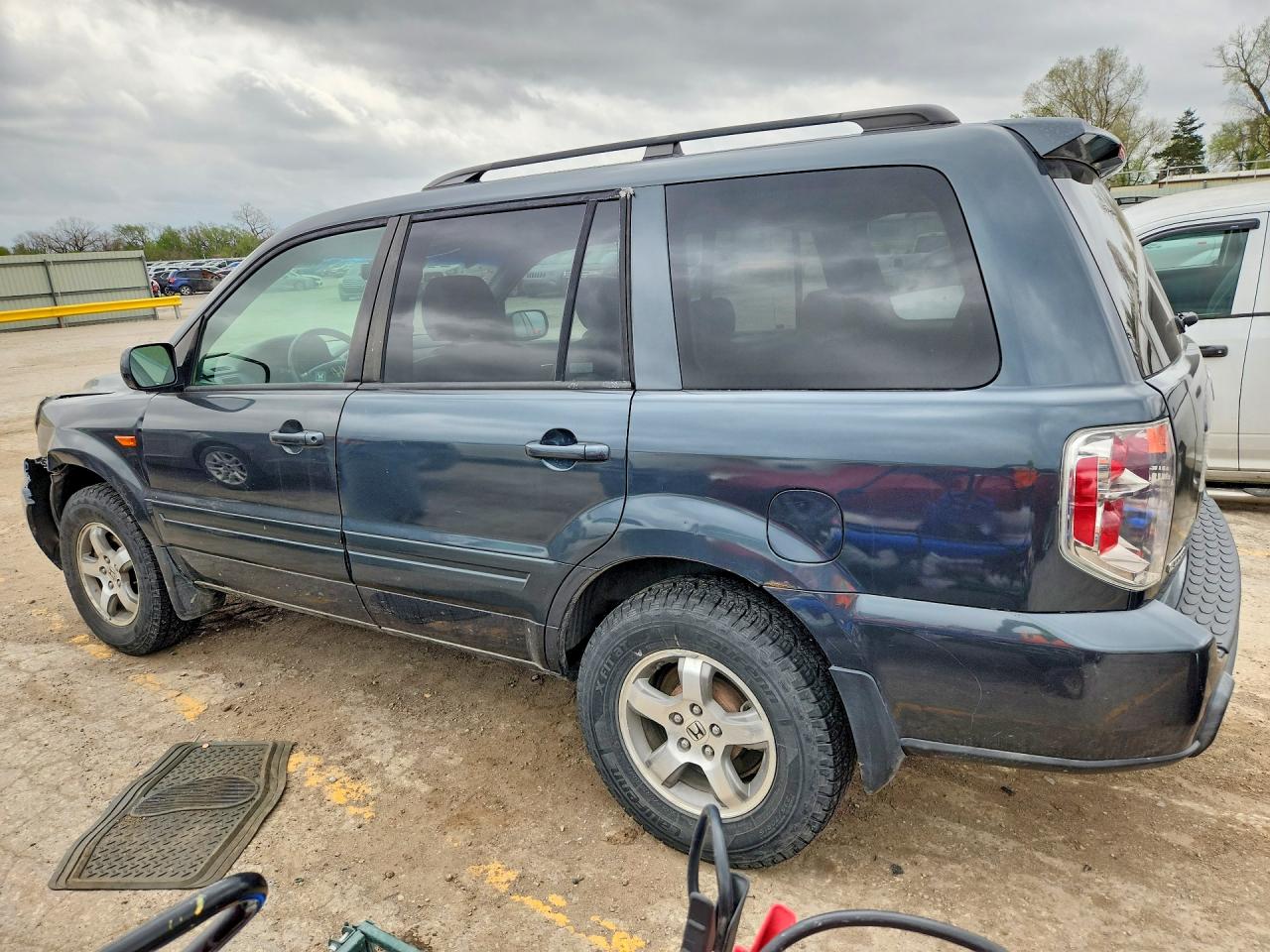 2006 Honda Pilot Ex Charcoal vin: 2HKYF18516H564856