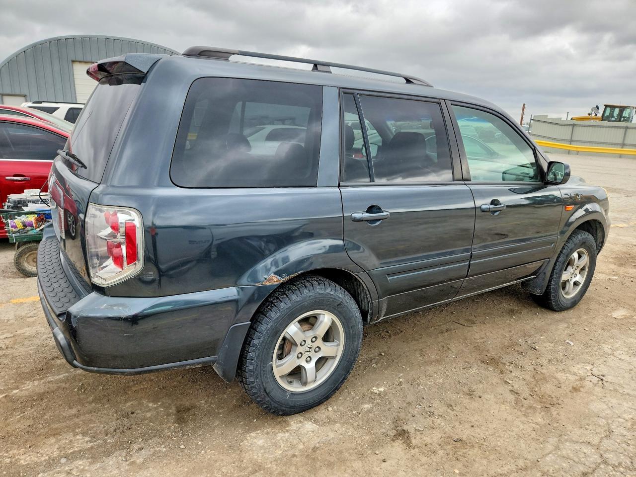 2006 Honda Pilot Ex Charcoal vin: 2HKYF18516H564856