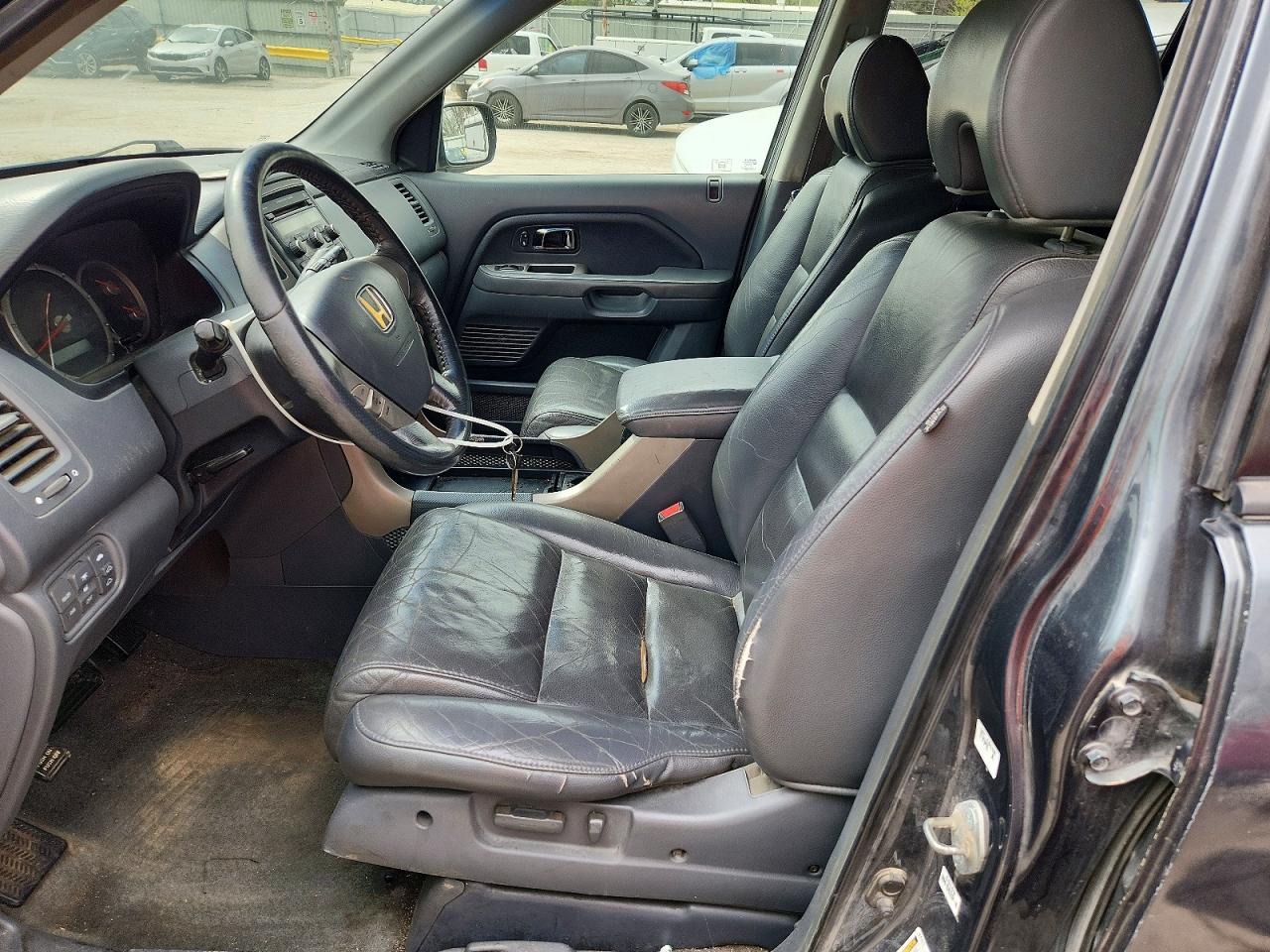 2006 Honda Pilot Ex Charcoal vin: 2HKYF18516H564856