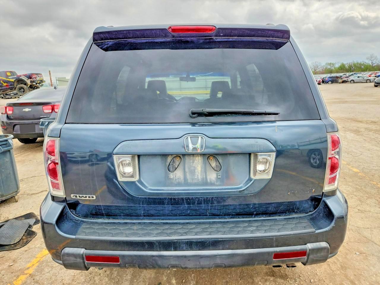 2006 Honda Pilot Ex Charcoal vin: 2HKYF18516H564856