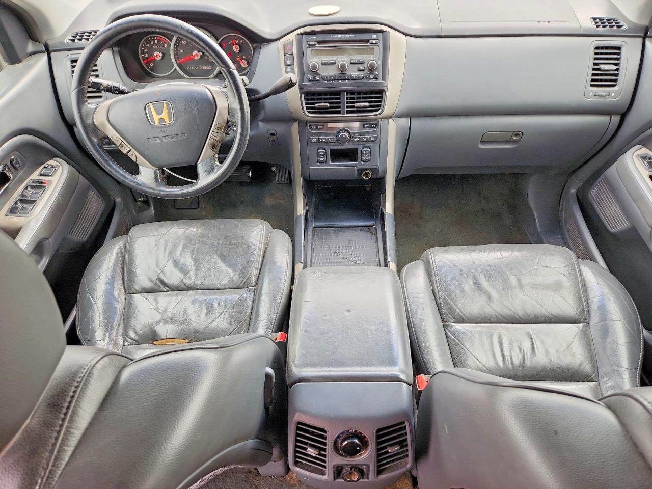 2006 Honda Pilot Ex Charcoal vin: 2HKYF18516H564856