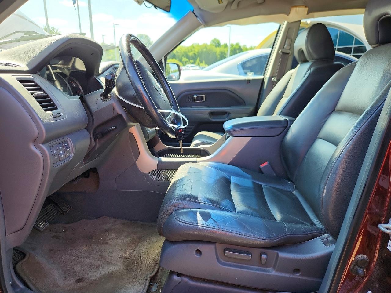 2007 Honda Pilot Exl Red vin: 2HKYF18517H520910