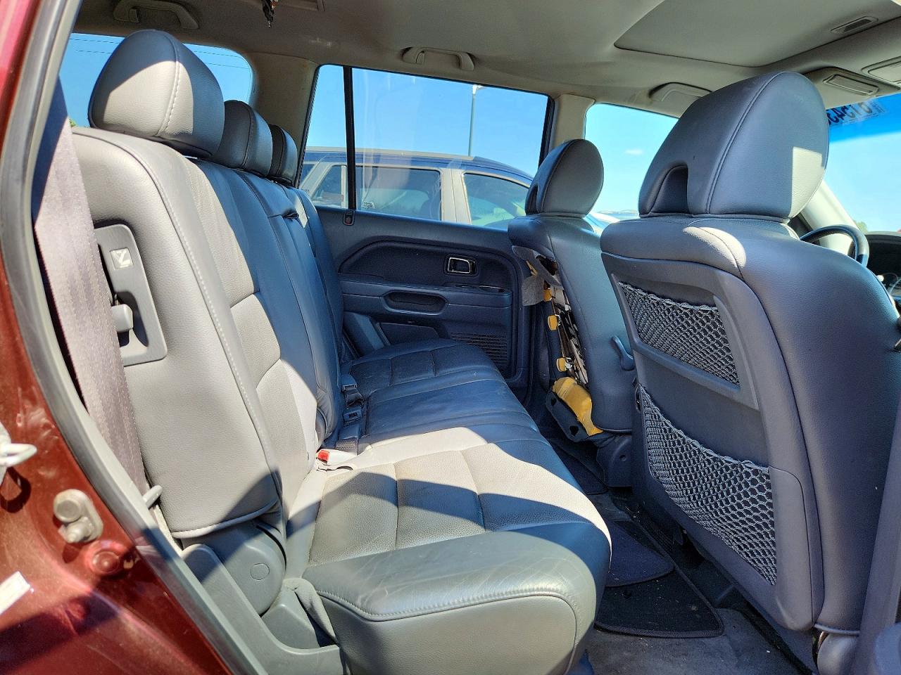 2007 Honda Pilot Exl Red vin: 2HKYF18517H520910