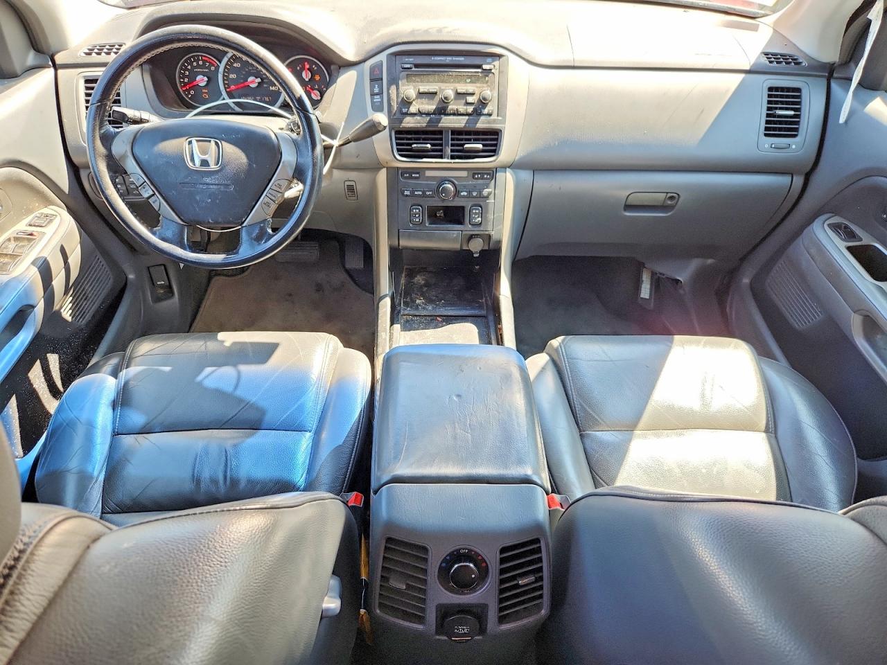 2007 Honda Pilot Exl Red vin: 2HKYF18517H520910