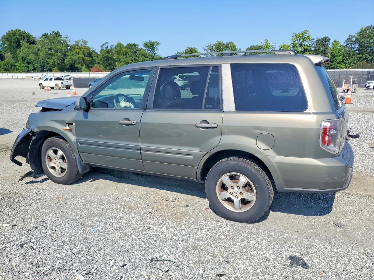 2007 Honda Pilot Exl Tan vin: 2HKYF18517H540719