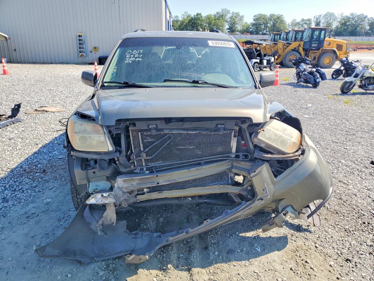 2007 Honda Pilot Exl Tan vin: 2HKYF18517H540719