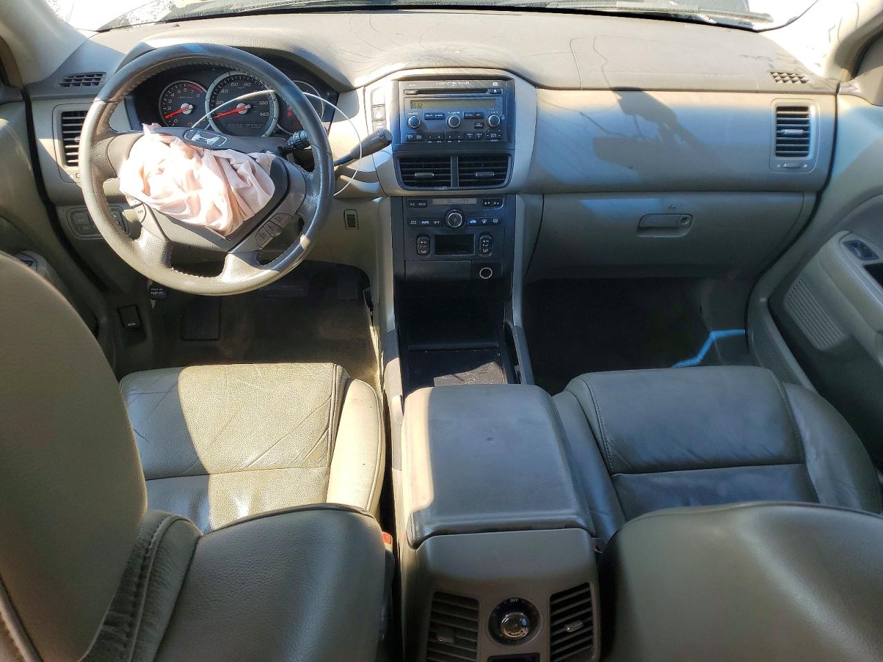 2007 Honda Pilot Exl Tan vin: 2HKYF18517H540719