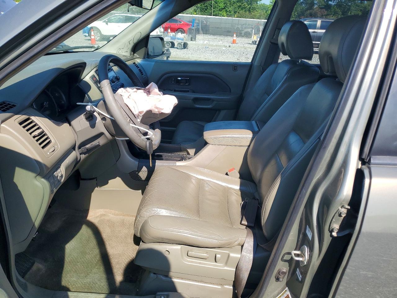 2007 Honda Pilot Exl Tan vin: 2HKYF18517H540719