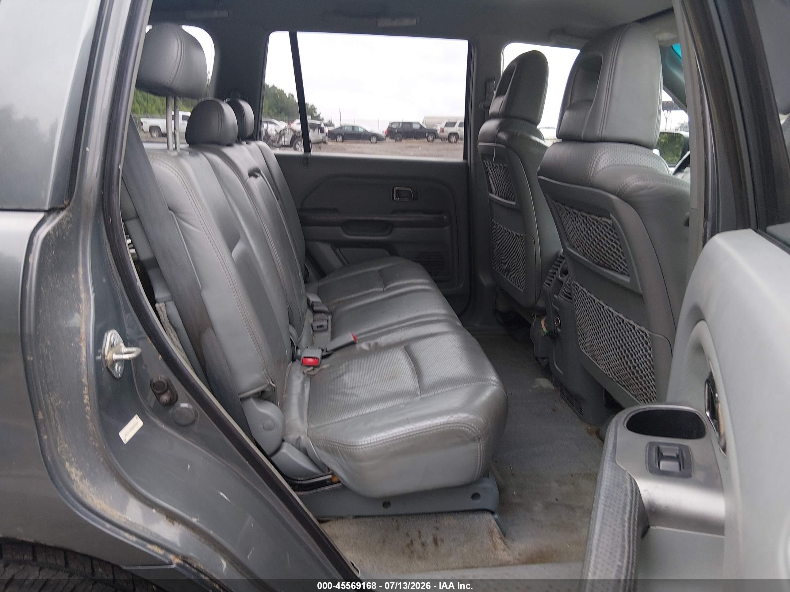 2003 Honda Pilot Ex-l Gray vin: 2HKYF18523H540464