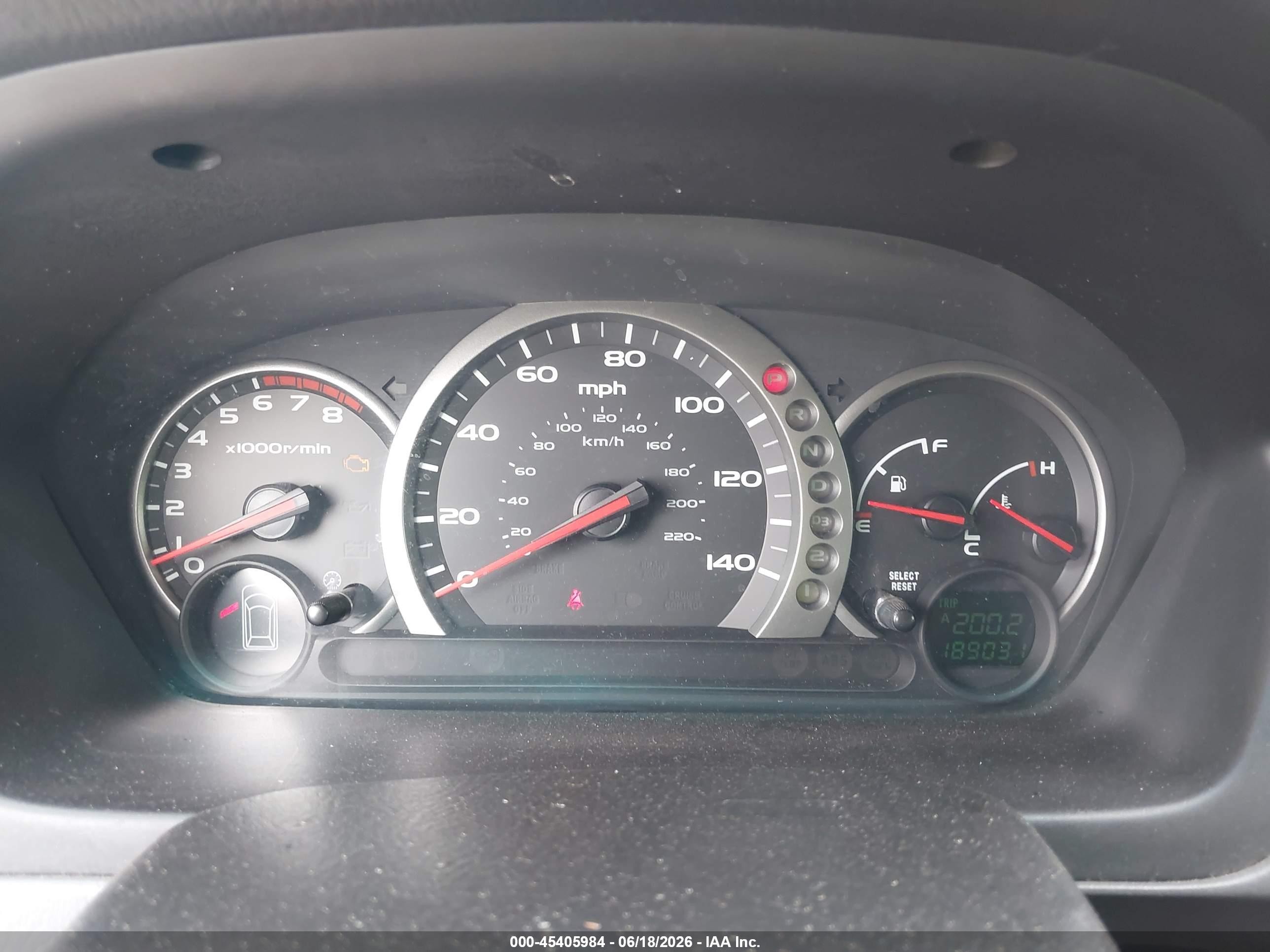 2003 Honda Pilot Ex-l Red vin: 2HKYF18523H580785