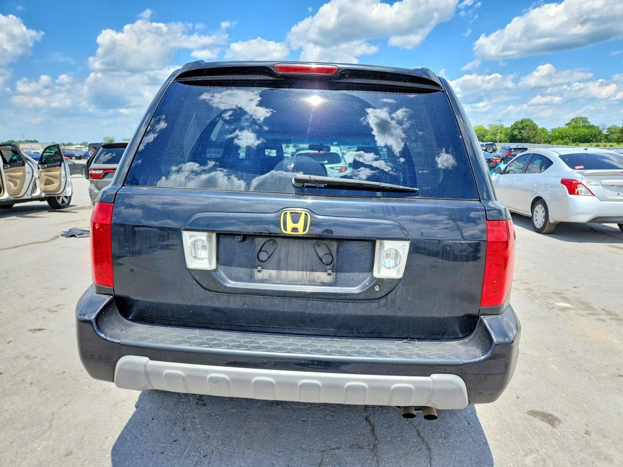 2004 Honda Pilot Exl Black vin: 2HKYF18524H508146
