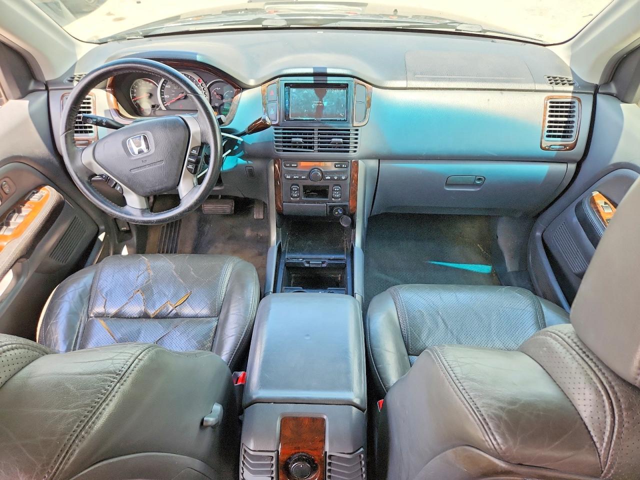 2004 Honda Pilot Exl Black vin: 2HKYF18524H508146