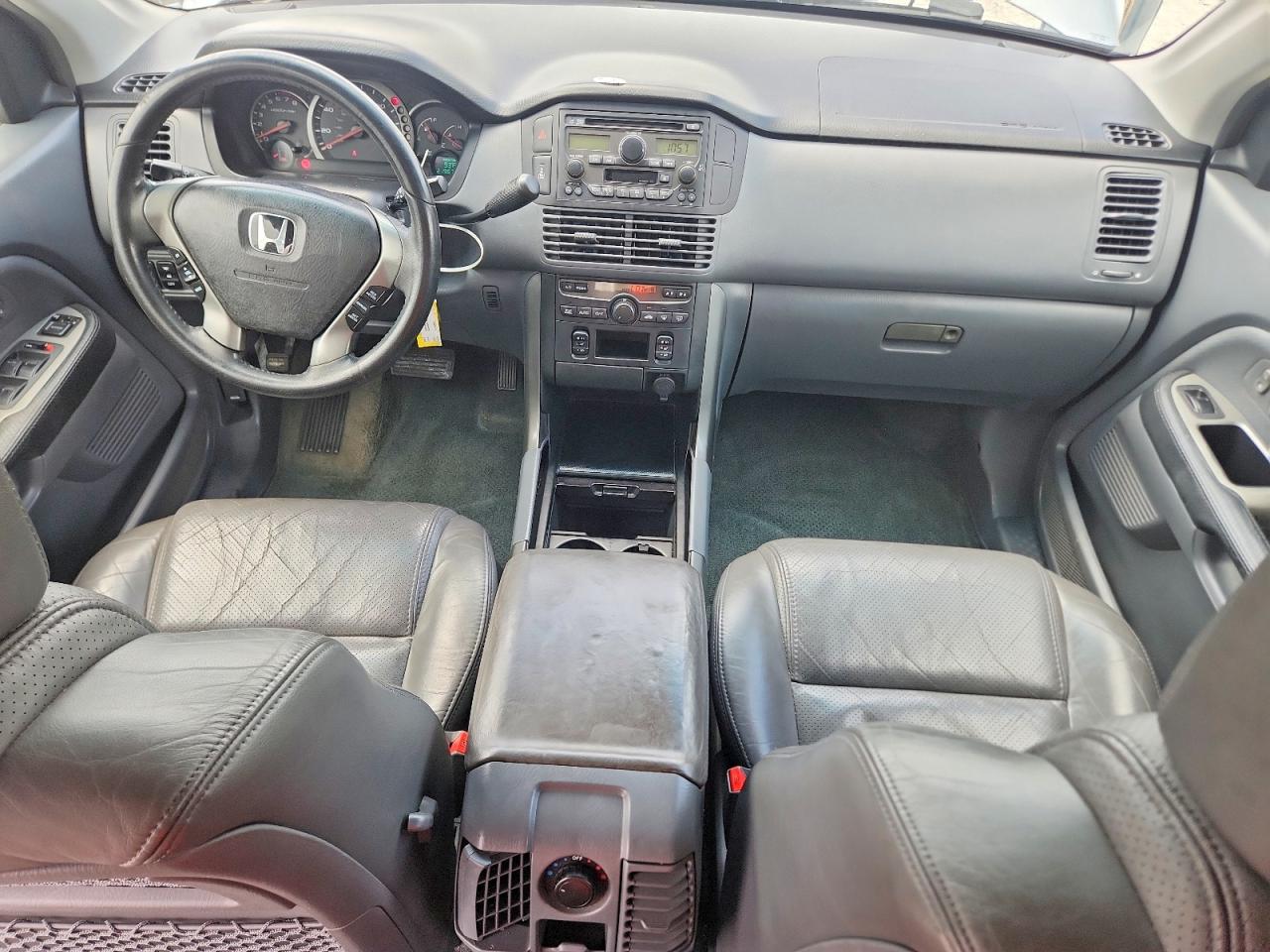 2004 Honda Pilot Exl Silver vin: 2HKYF18524H521124