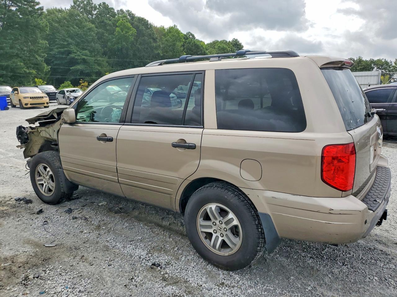 2004 Honda Pilot Exl Gold vin: 2HKYF18524H557122