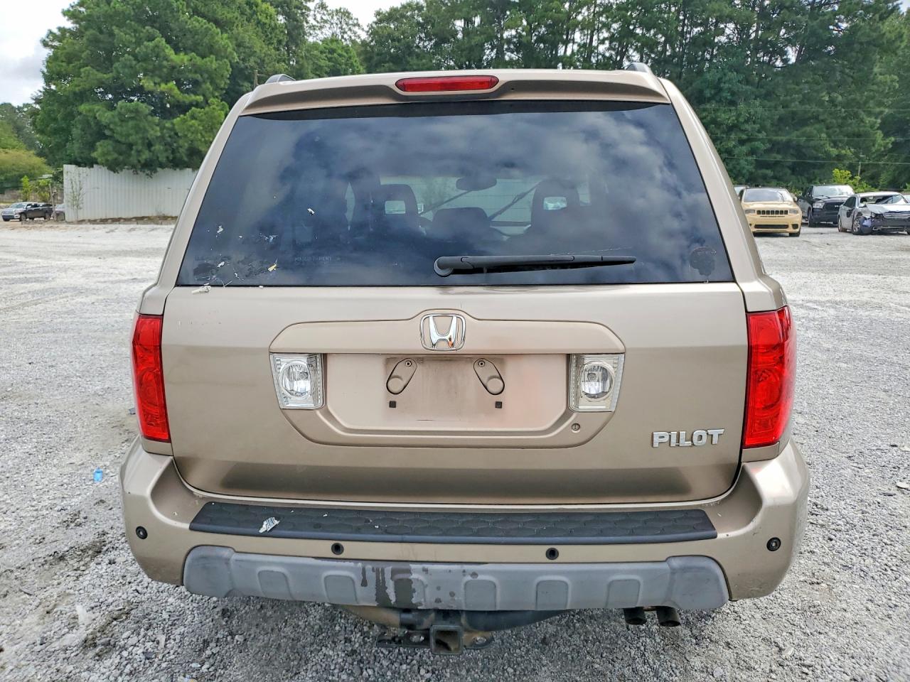 2004 Honda Pilot Exl Gold vin: 2HKYF18524H557122