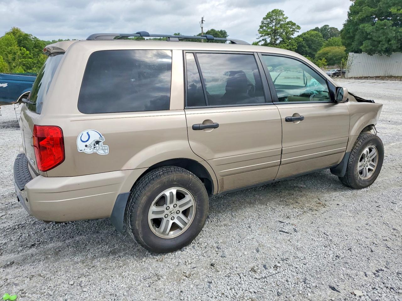 2004 Honda Pilot Exl Gold vin: 2HKYF18524H557122