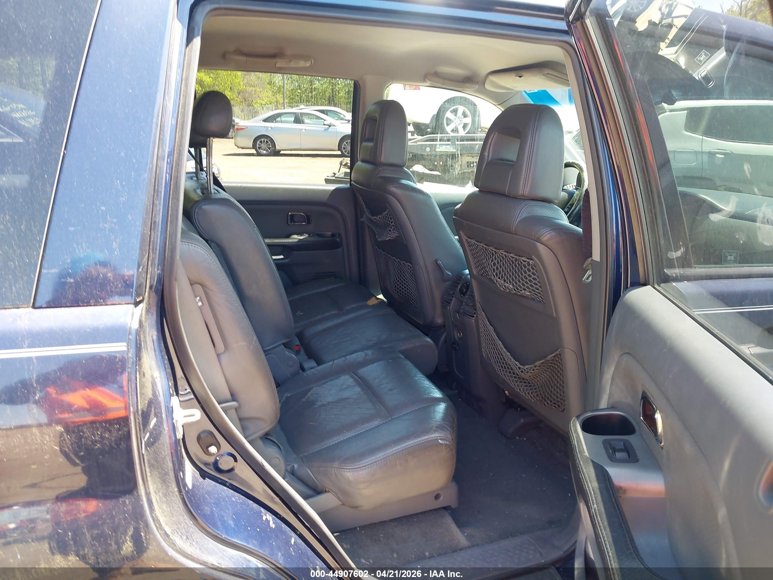 2004 Honda Pilot Ex-l Синий vin: 2HKYF18524H558304