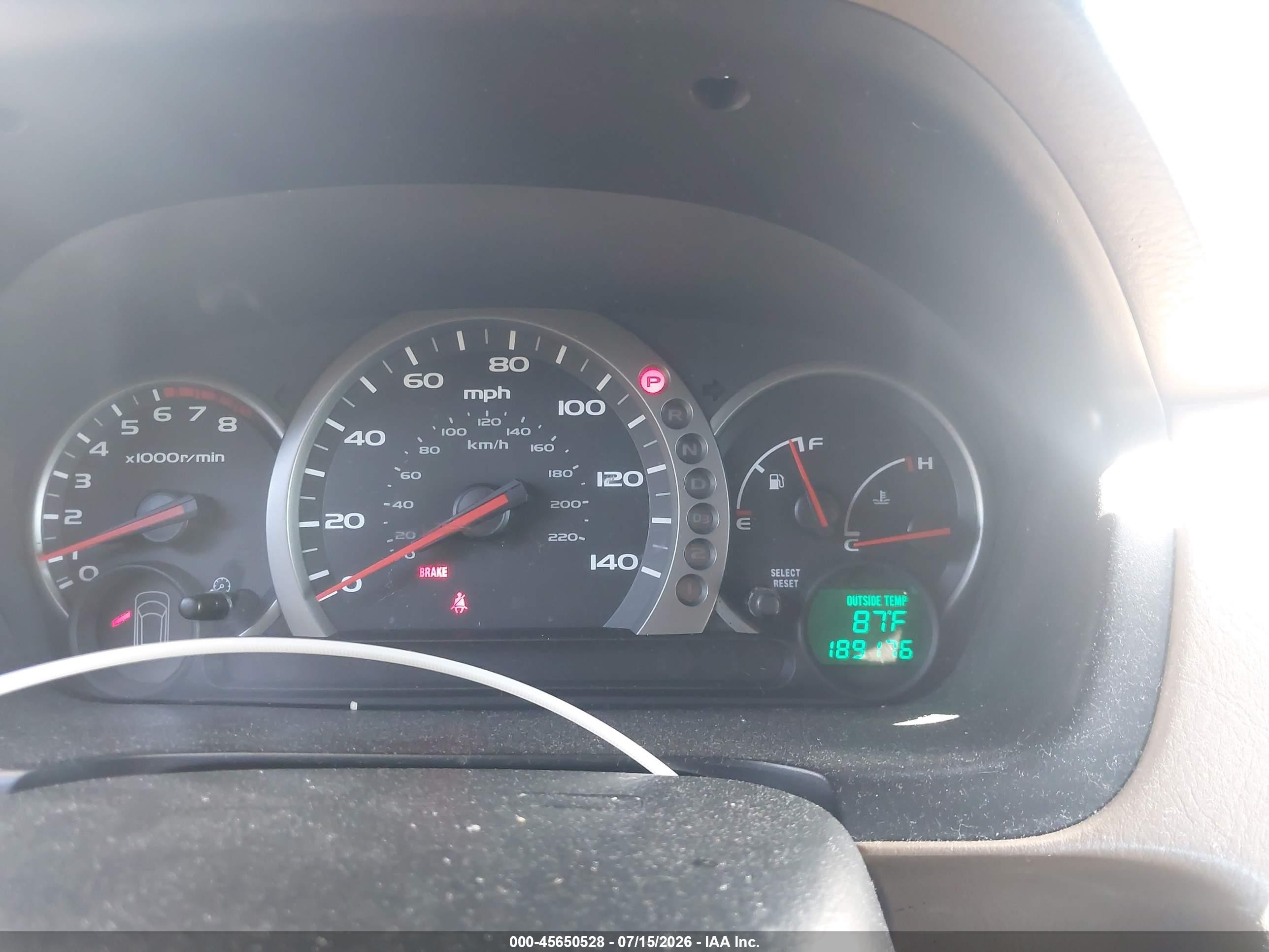 2004 Honda Pilot Ex-l Brown vin: 2HKYF18524H558545