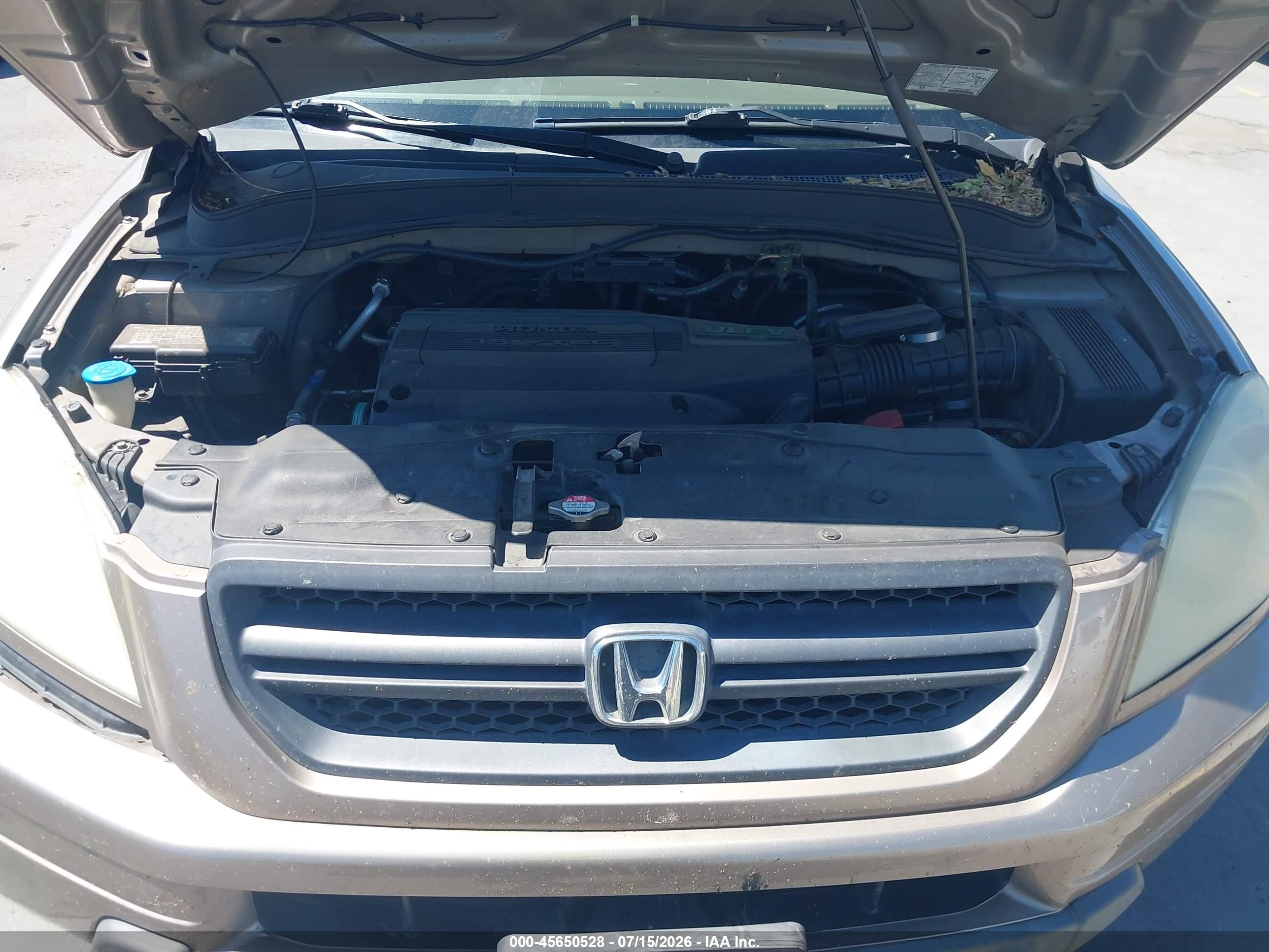 2004 Honda Pilot Ex-l Brown vin: 2HKYF18524H558545