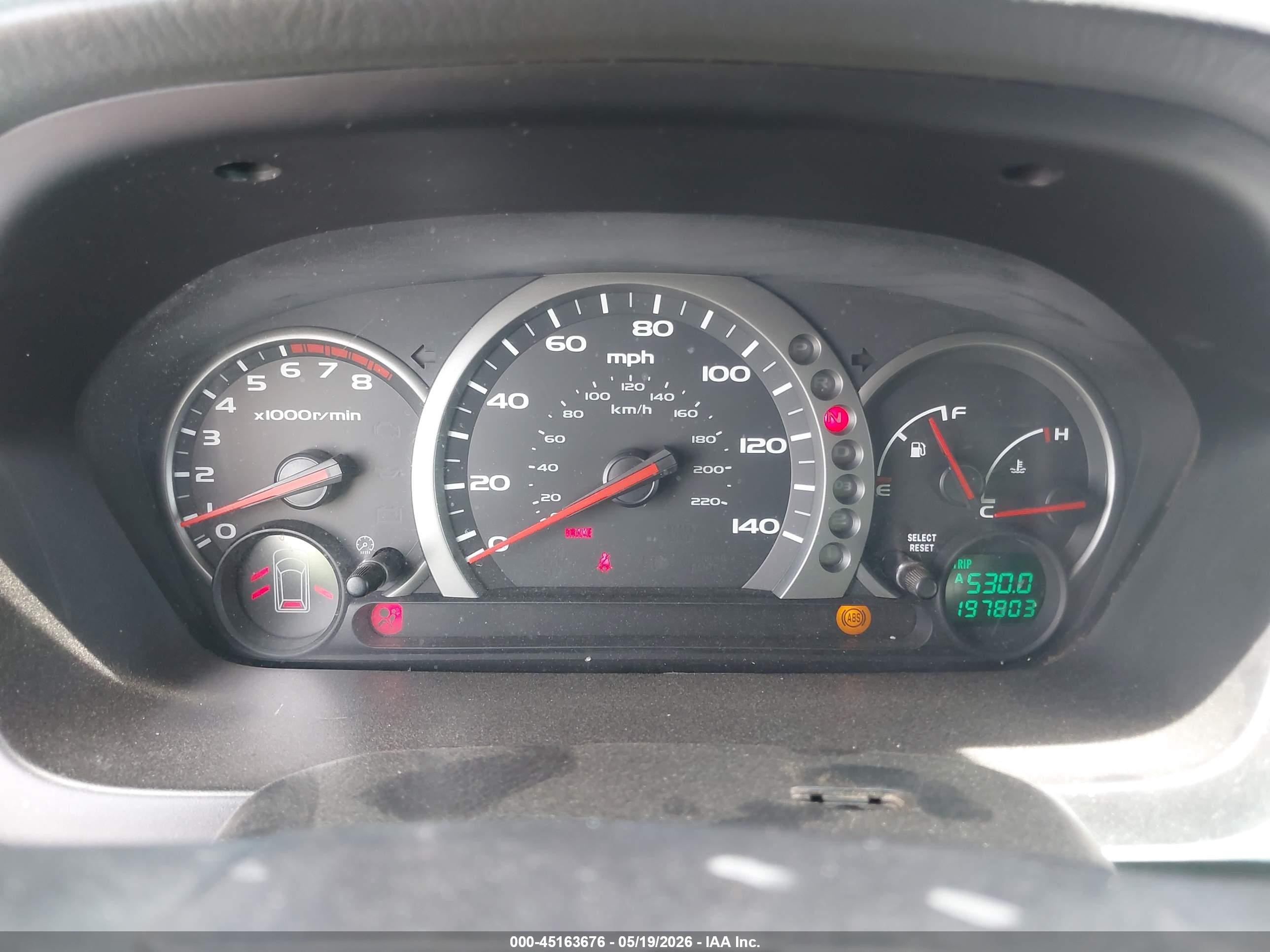 2004 Honda Pilot Ex-l Black vin: 2HKYF18524H597734