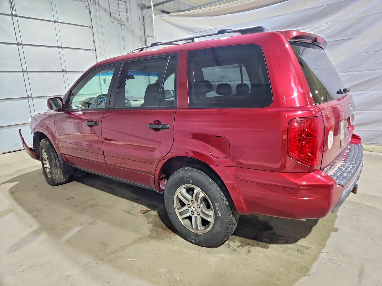 2004 Honda Pilot Exl Бордовый vin: 2HKYF18524H622681
