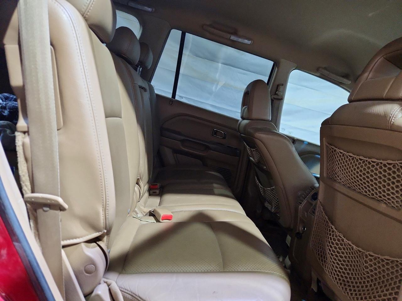 2004 Honda Pilot Exl Бордовый vin: 2HKYF18524H622681