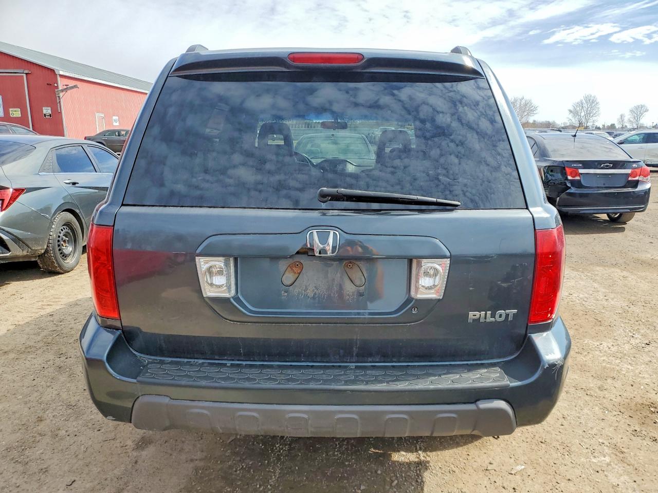 2005 Honda Pilot Exl Серый vin: 2HKYF18525H001040