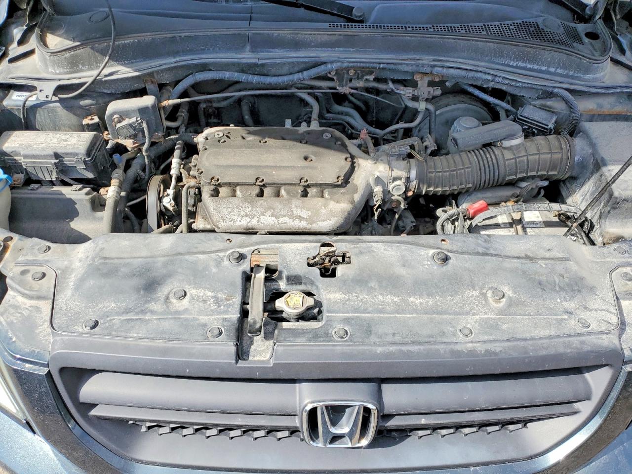 2005 Honda Pilot Exl Серый vin: 2HKYF18525H001040