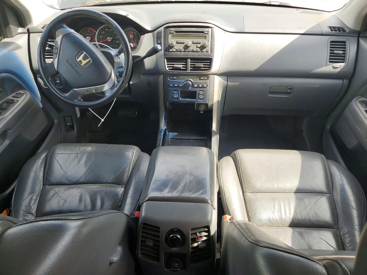 2006 Honda Pilot Ex Gray vin: 2HKYF18526H516637