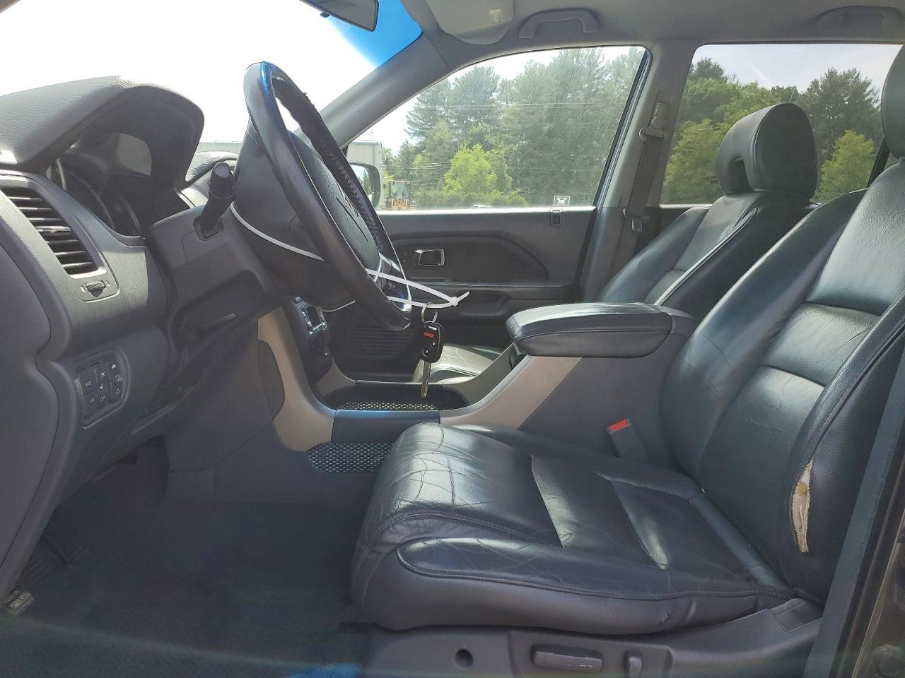 2006 Honda Pilot Ex Gray vin: 2HKYF18526H516637