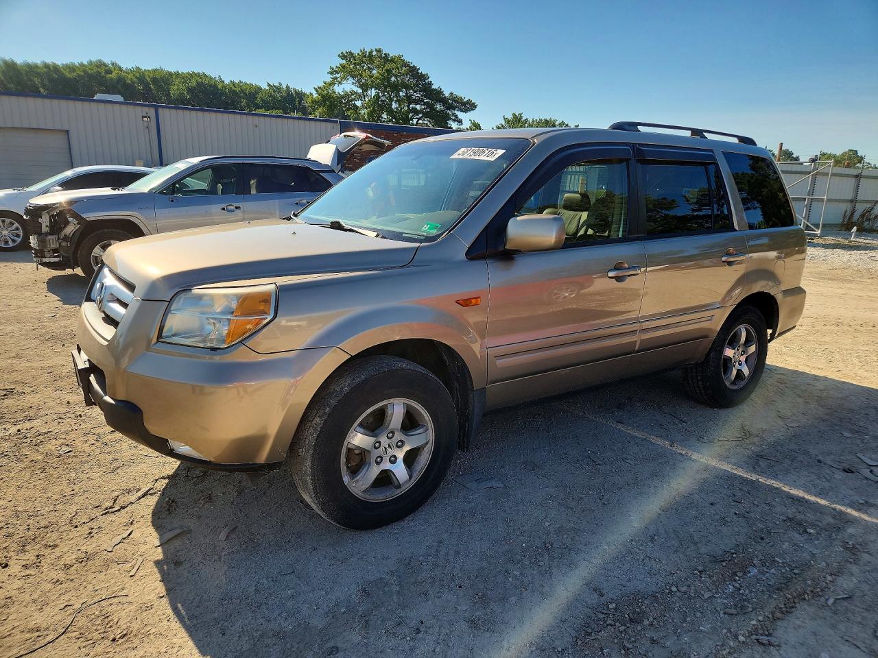 2006 Honda Pilot Ex Gold vin: 2HKYF18526H561805