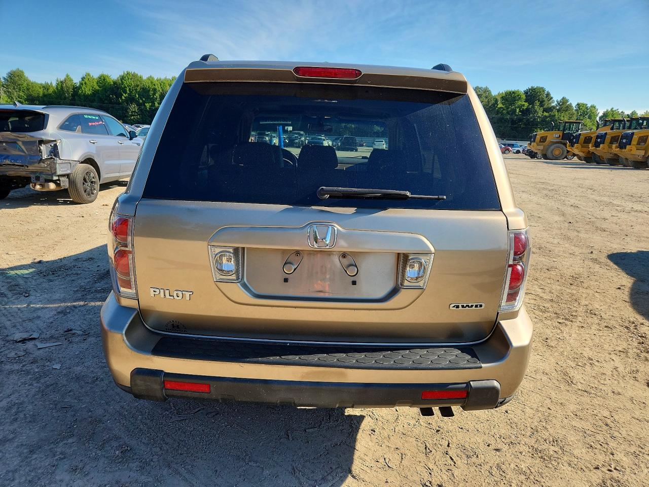 2006 Honda Pilot Ex Gold vin: 2HKYF18526H561805