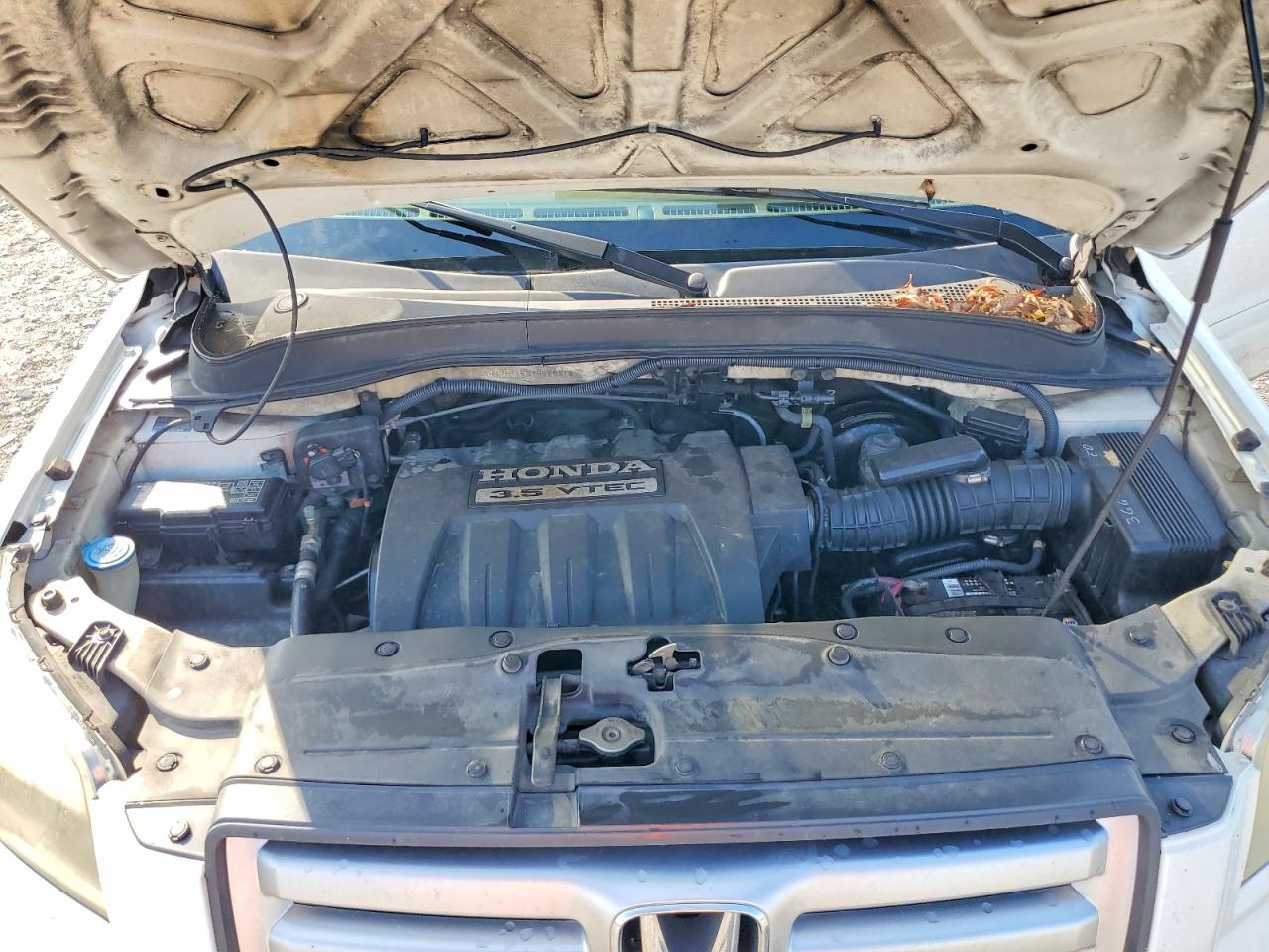 2007 Honda Pilot Exl White vin: 2HKYF18527H520012