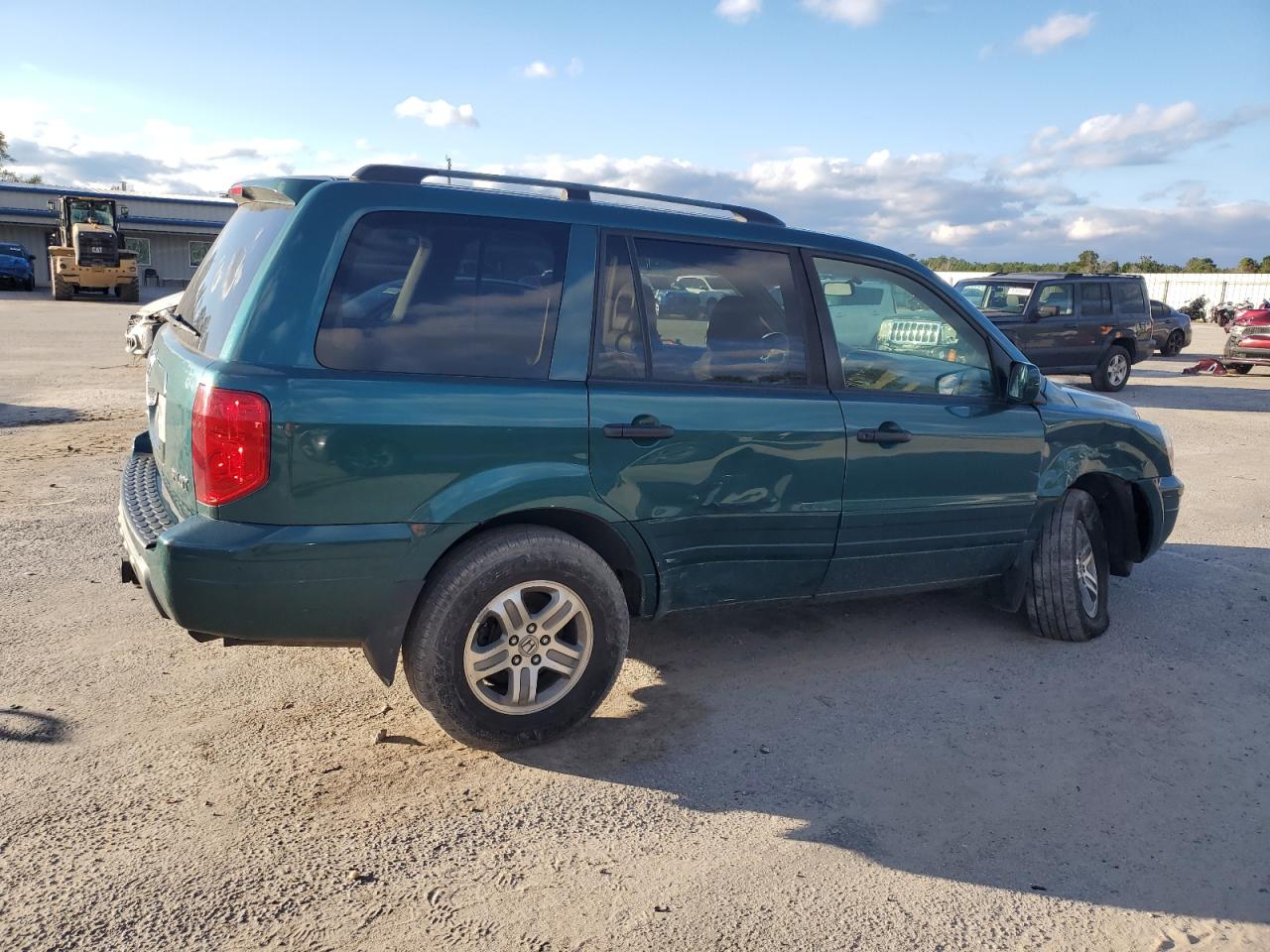 2003 Honda Pilot Exl Green vin: 2HKYF18533H552168