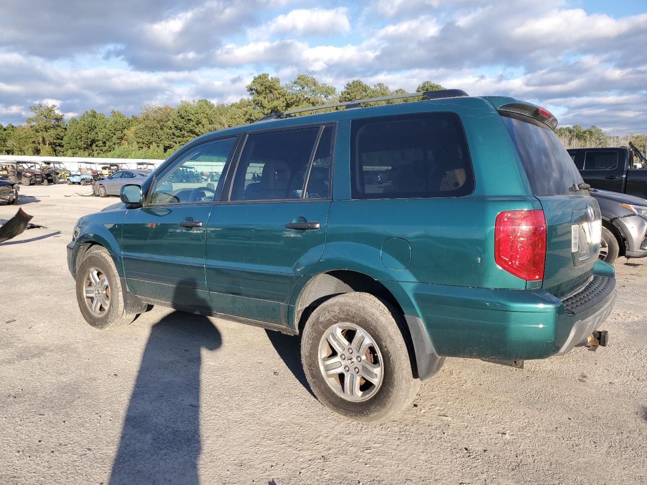 2003 Honda Pilot Exl Green vin: 2HKYF18533H552168