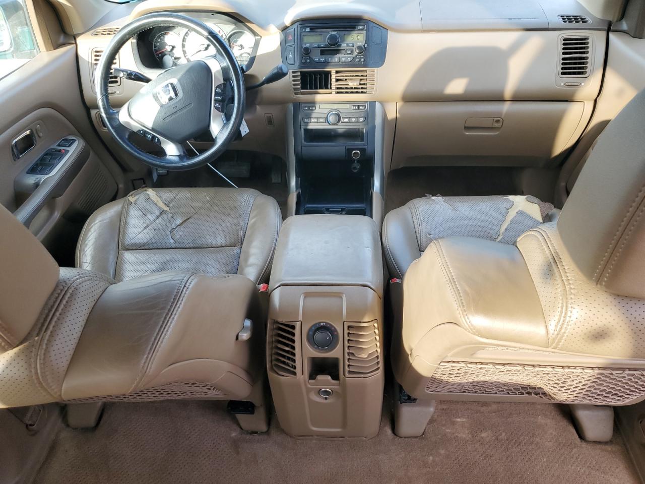 2003 Honda Pilot Exl Green vin: 2HKYF18533H552168